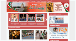 Desktop Screenshot of paroquiadeipu.com.br